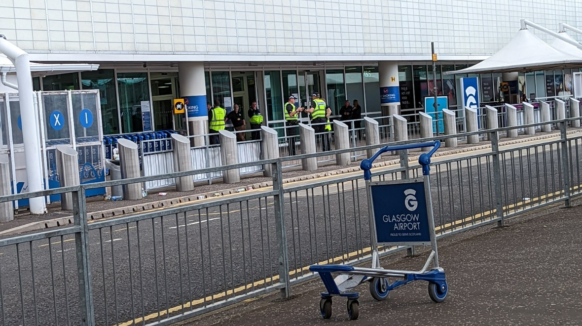 Man charged over unattended bag that forced ‘partial evacuation’ of Glasgow Airport
