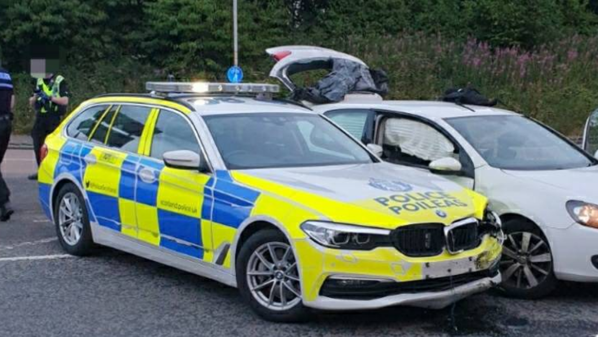 Stolen car with knife and drugs inside stopped using ‘tactical contact’ on A92 in Fife