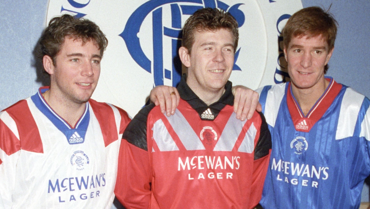He was part of a successful Rangers side alongside Ally McCoist and Richard Gough. 