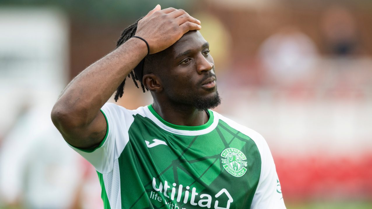 Hibs defender Rocky Bushiri cited by Scottish FA for playing when suspended