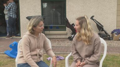 Ukrainian woman ‘at home’ in  Dundee as city rallies around refugees