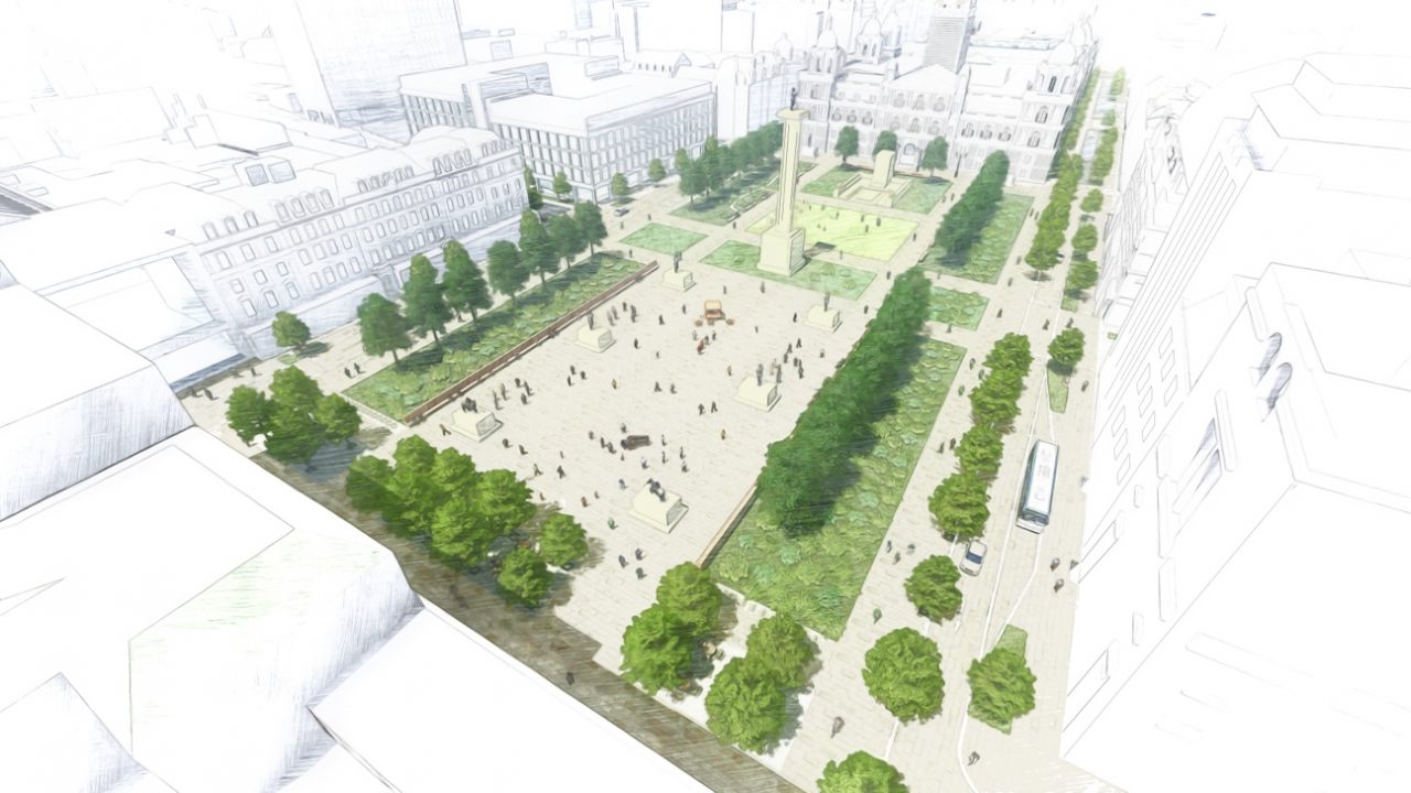 Glaswegians asked to give their views on redesign of George Square