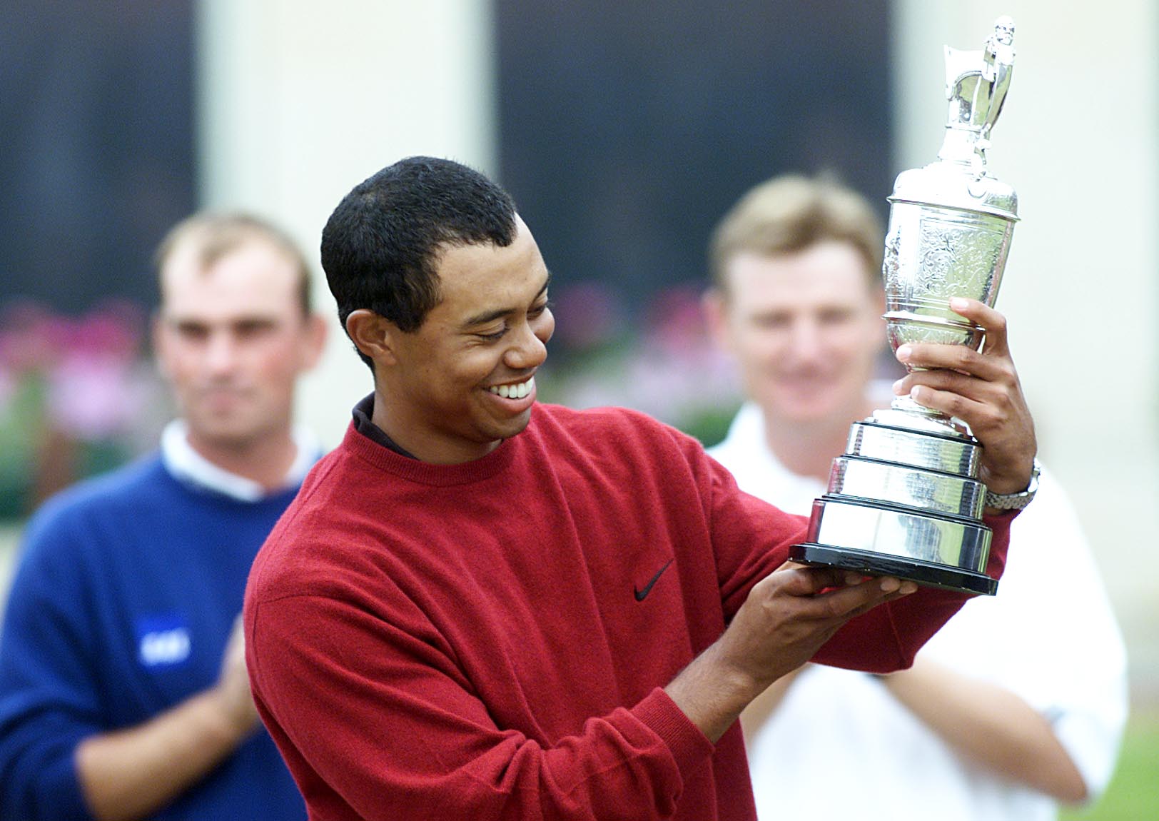Tiger Woods won The Open at St Andrews in 2000.