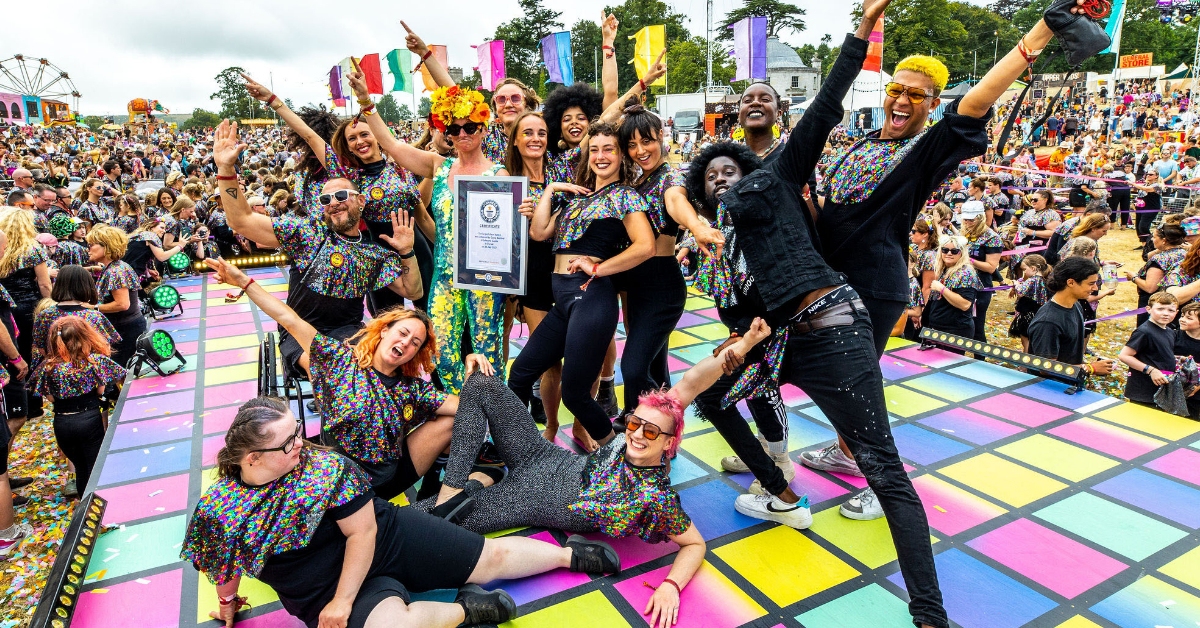 Sophie Ellis-Bextor helps lead Camp Bestival to break record in disco dancing