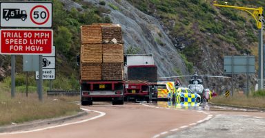 Three die after multiple vehicle A9 pile-up crash in Scottish Highlands
