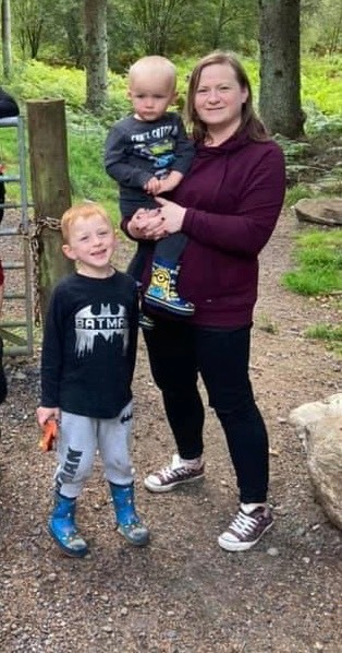  Lynn with her two sons Matt and Jackson