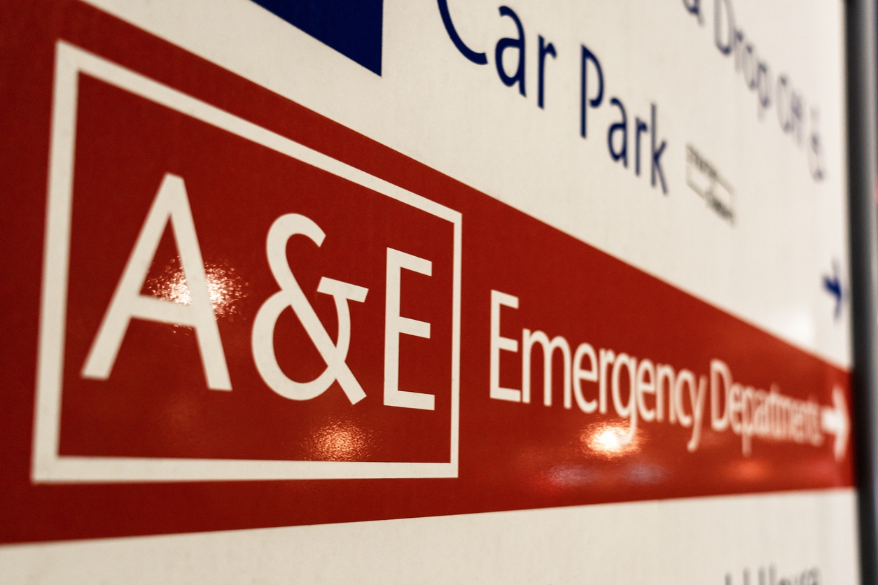 A&E departments have been one of the worst-hit services in recent months. 