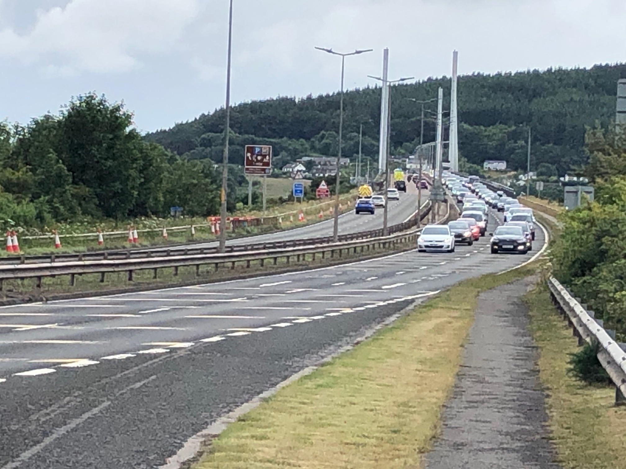 A9 Inverness traffic disruption