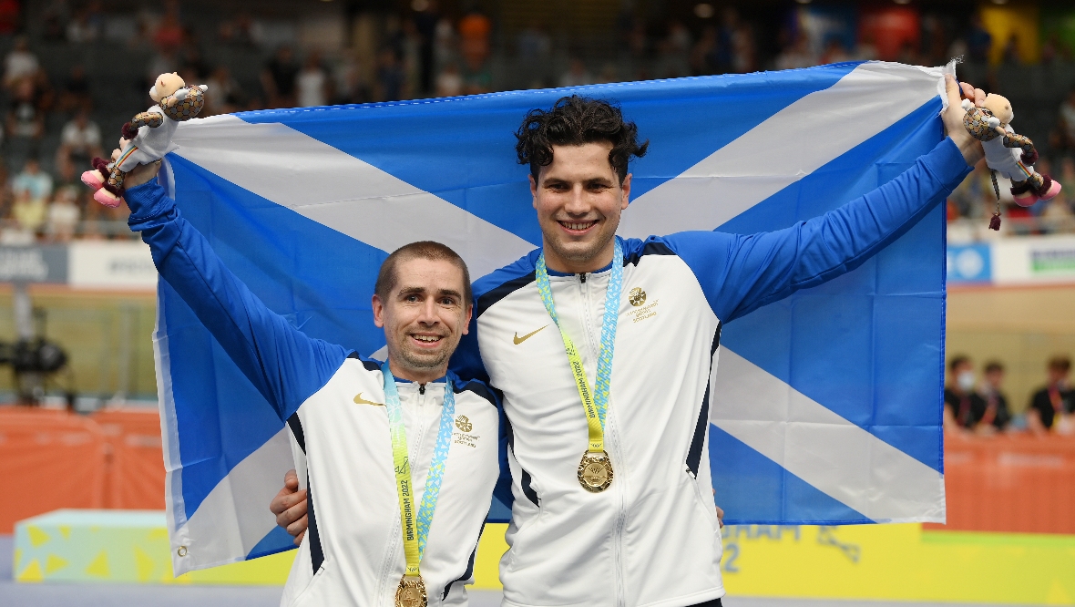 Cyclist Neil Fachie delivers Scotland’s first Commonwealth gold medal