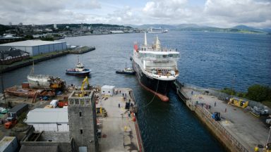 Delayed CalMac ferry MV Glen Sannox reaches ‘major milestone’ in latest stage of construction