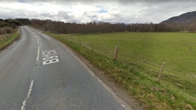 Four people taken to hospital after two-car crash in Newtonmore near A9 in Highlands