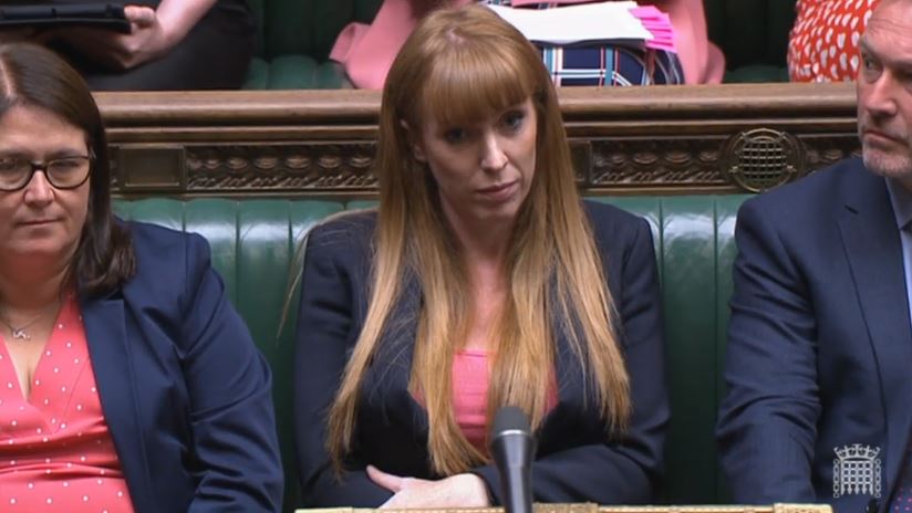 An urgent question was raised by Labour's deputy leader Angela Rayner. 