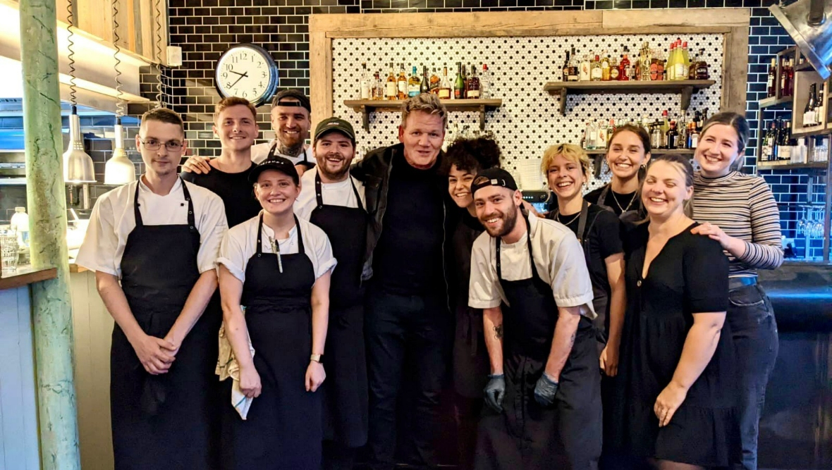 Gordon Ramsay visits Glasgow’s Ox and Finch and Gourock’s The Cove on trip to Scotland