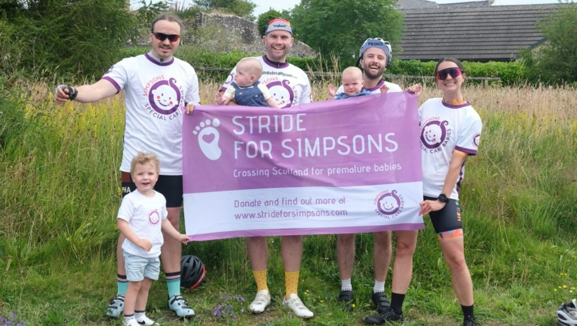 A Perthshire family have completed a 450-mile relay across Scotland in which they have hiked, ran, swam and cycled their way from Gretna Green to John o’ Groats to raise money for premature babies and their families.