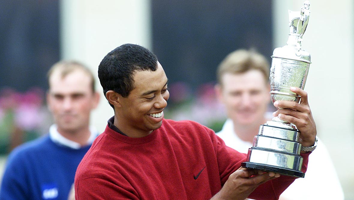 Woods won his first Claret Jug at St Andrews in 2000.