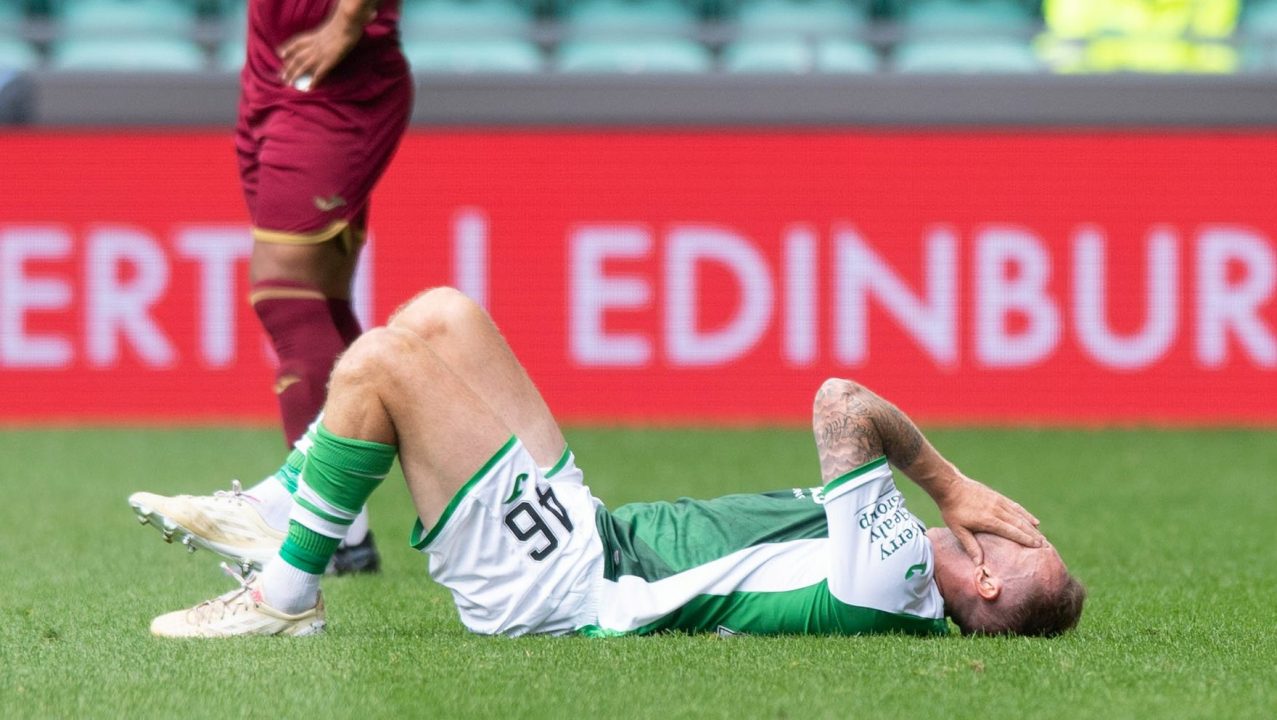 Blow for Hibs as Aiden McGeady ruled out for at least six weeks after aggravating old injury