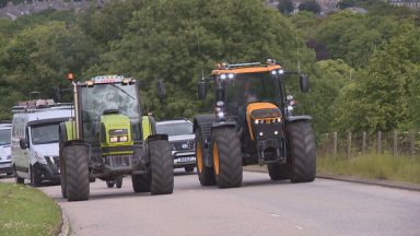 Traffic ground to a virtual halt in Aberdeen and Inverness during protests about record fuel prices