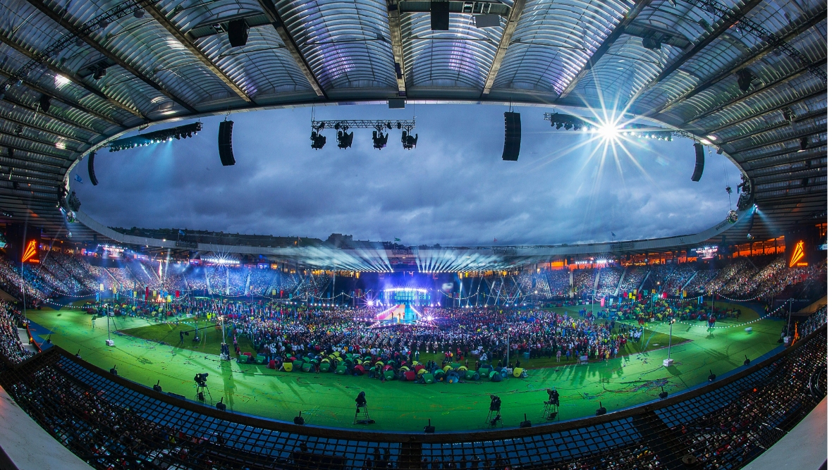 2014 Commonwealth Games closing ceremony at Hampden, Glasgow