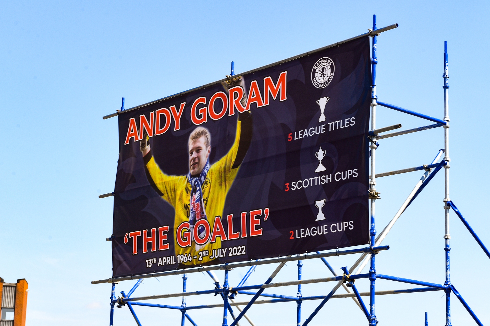 Goram was nicknamed 'The Goalie'.