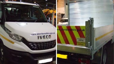 Police investigate after vans, trailers and diggers stolen from Aberdeenshire Council depot