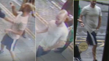 CCTV images released after assault on South St Andrews Street in Edinburgh left man with facial injuries