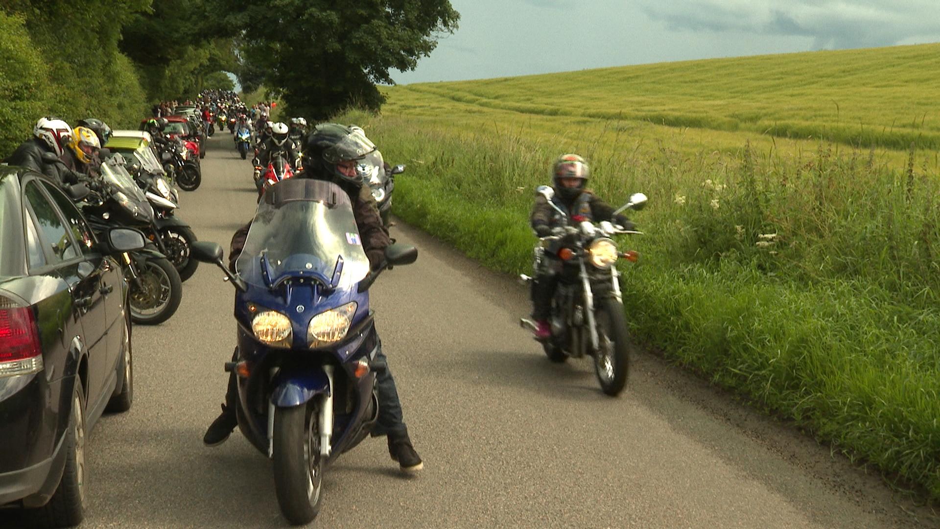 Steven was honoured in 2019 by hundreds of motorcyclists across Scotland.