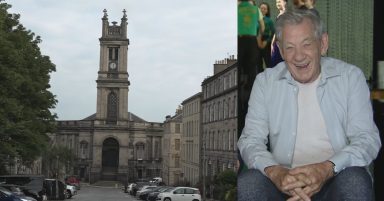 Fool of a tock: X-Men and Lords of the Rings star Sir Ian McKellen saves Edinburgh clock