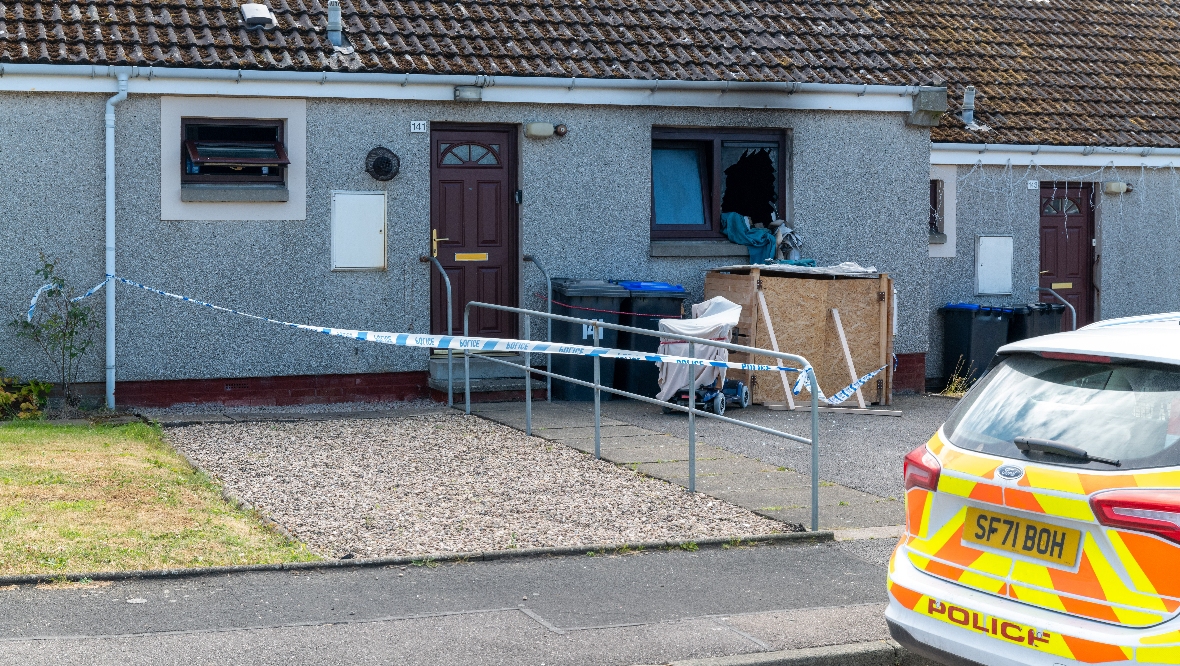 Investigation launched after woman taken to hospital following house fire on Myrus Crescent in Macduff
