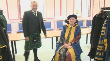 Rugby legend Doddie Weir awarded with honorary degree for MND work at Abertay University
