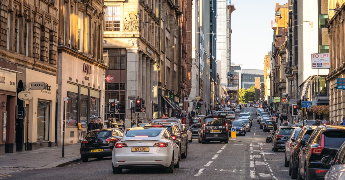 Glasgow City Council aims to reduce private car traffic by 30% by 2030 under new plans