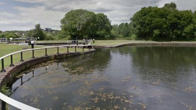 Man rescued from city canal after getting into difficulty in water near Maryhill Road in Glasgow