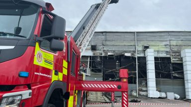 Fire crews still battling large scale blaze at Altens recycling plant in Aberdeen two days on