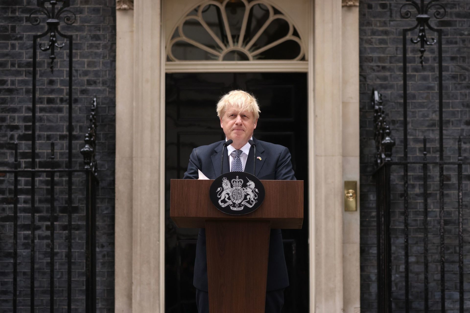 All of which, has led to this moment. The crowds gone, the celebrations muted. The Prime Minister standing in front of Downing Street announcing his plans to resign. In a cutting speech, in which he cited the 