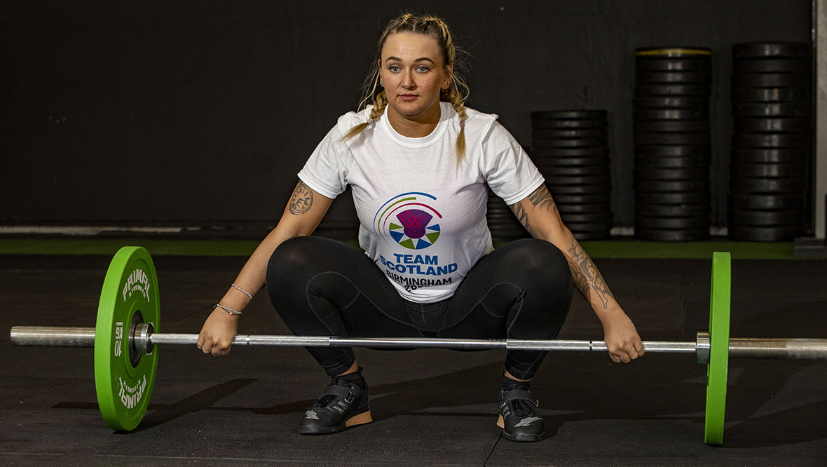 Alice Aitchison is aiming for weightlifting glory in Birmingham.