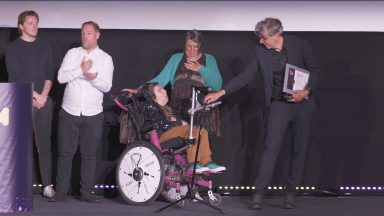 An 18-year-old Scottish filmmaker picked up a prestigious award at the Into Film Awards in London