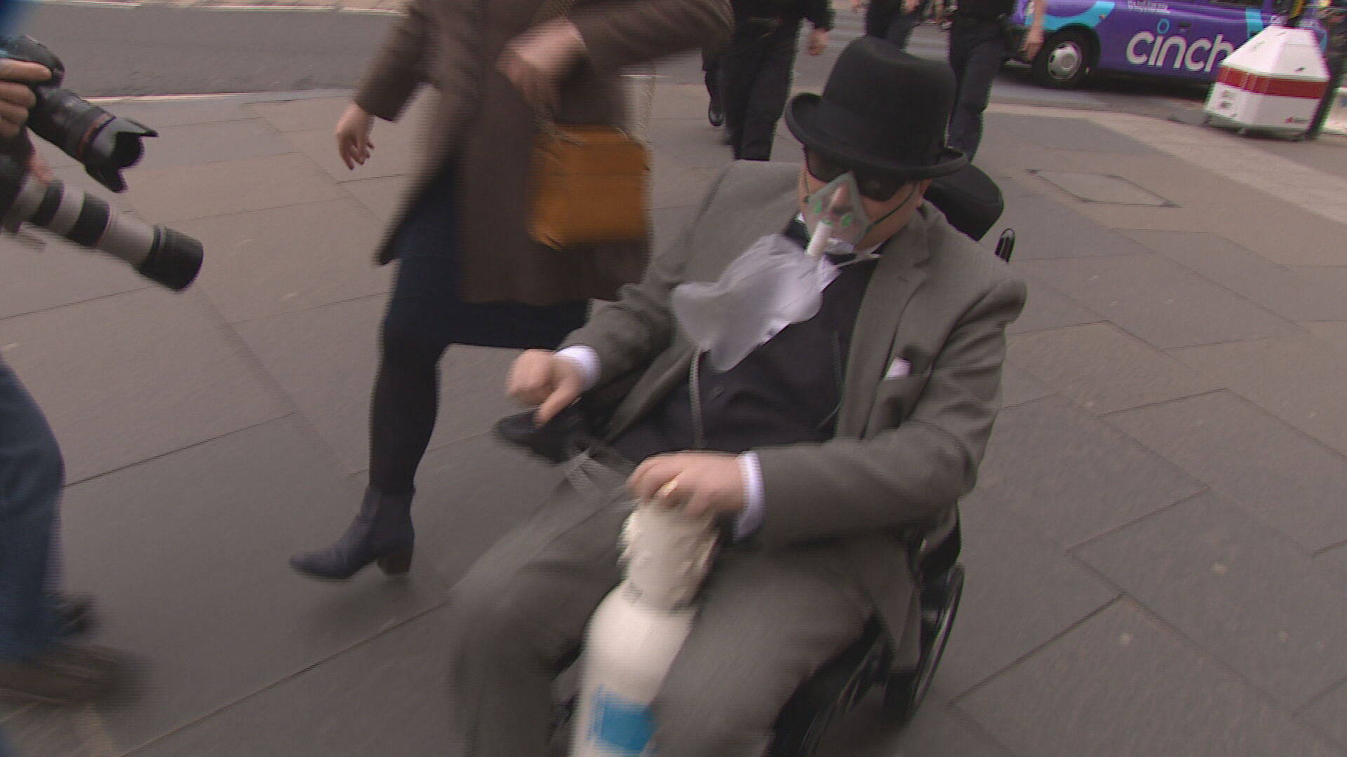 Nicholas Rossi outside Glasgow Sheriff Court last summer.