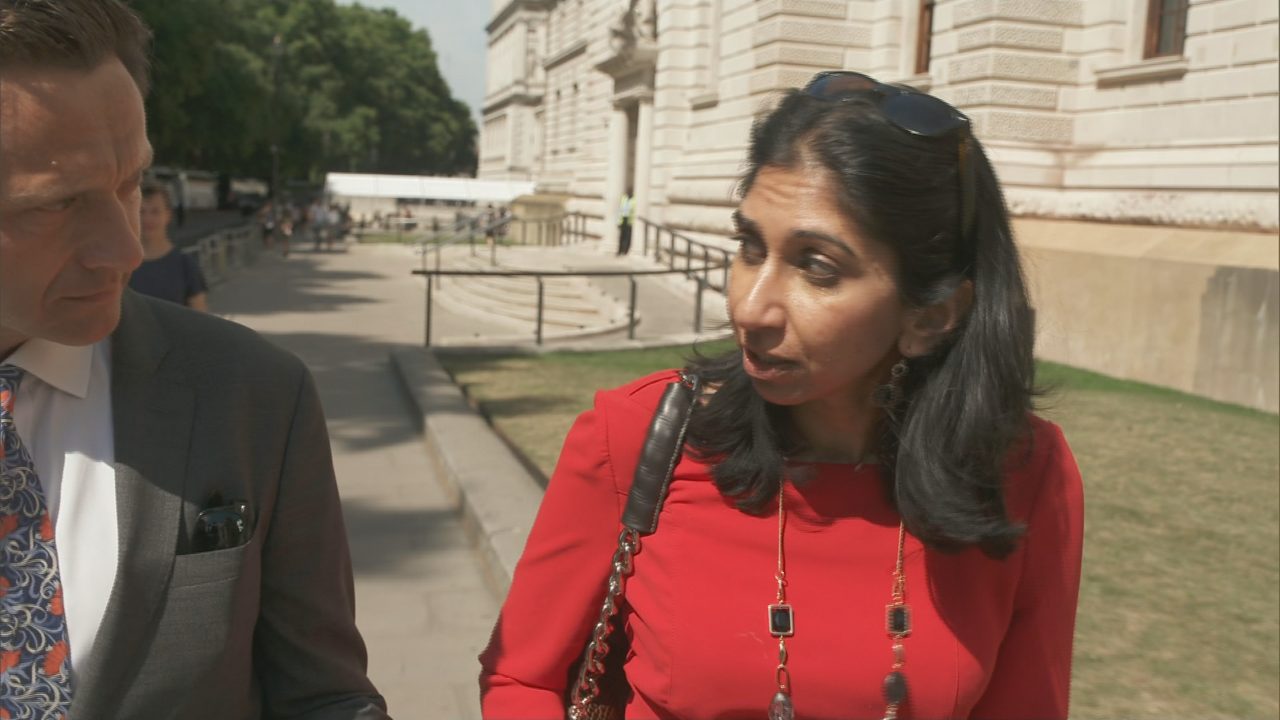 Conservative leadership candidate Suella Braverman says UK spends ‘too much on welfare’