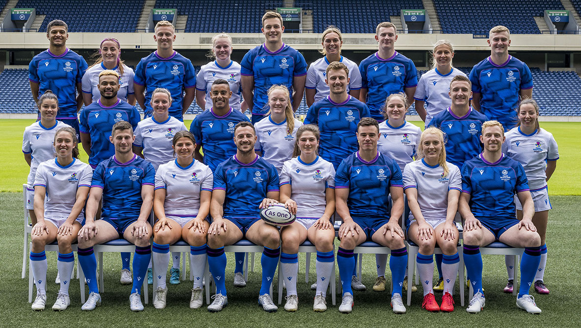 Commonwealth Games Scotland Rugby 7’s squad.