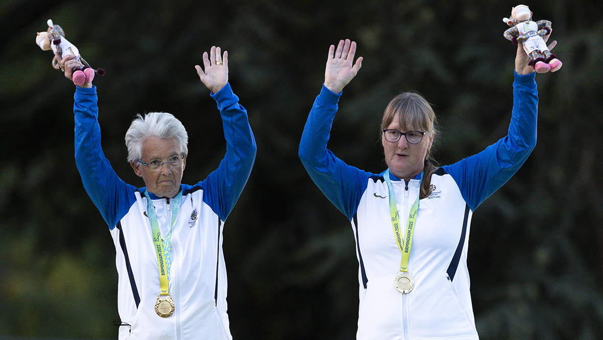 Pauline Wilson and Rosemary Lenton celebrate becoming golden girls.