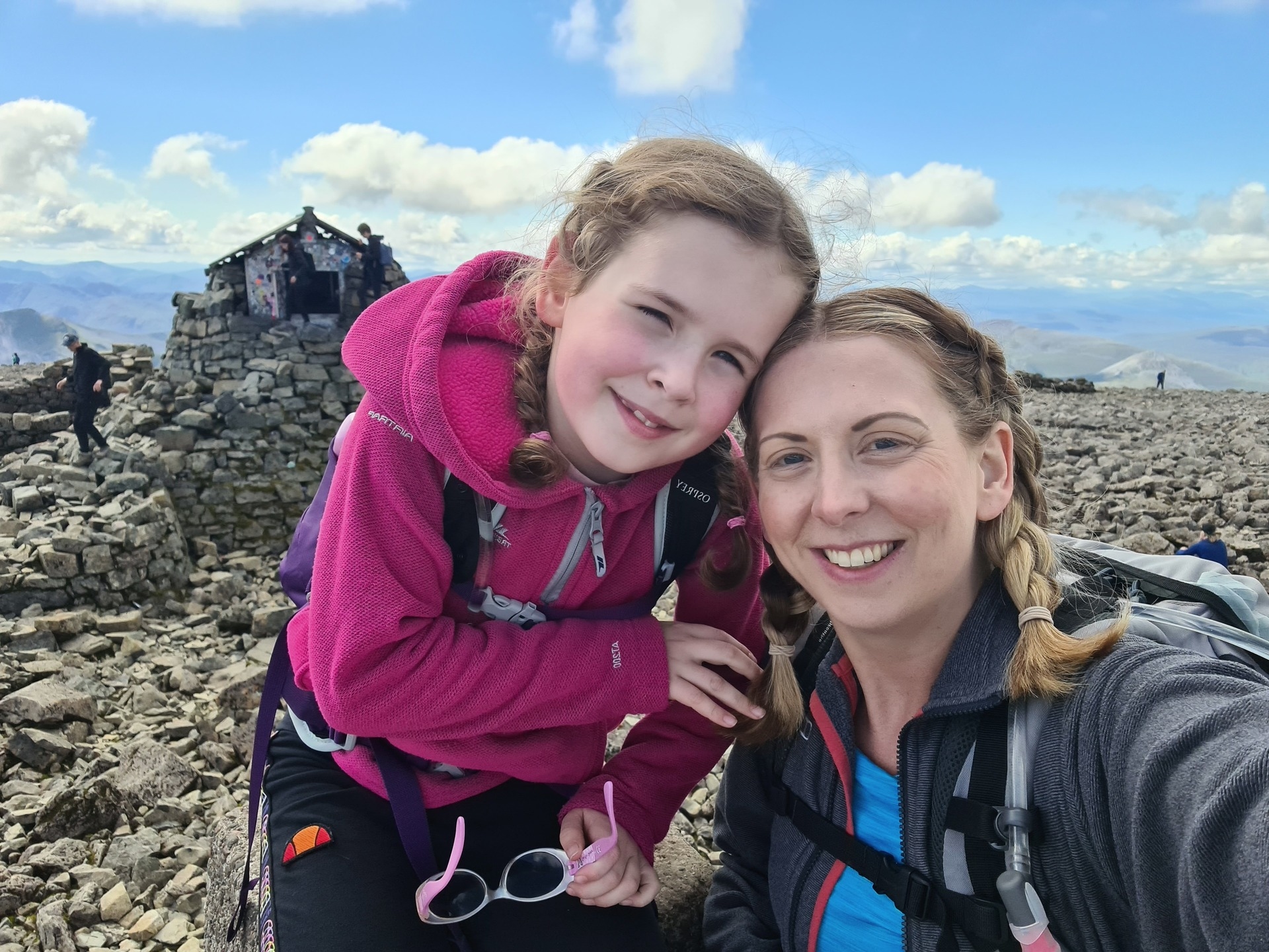 The mother-daughter duo said the climb took around 11 hours.