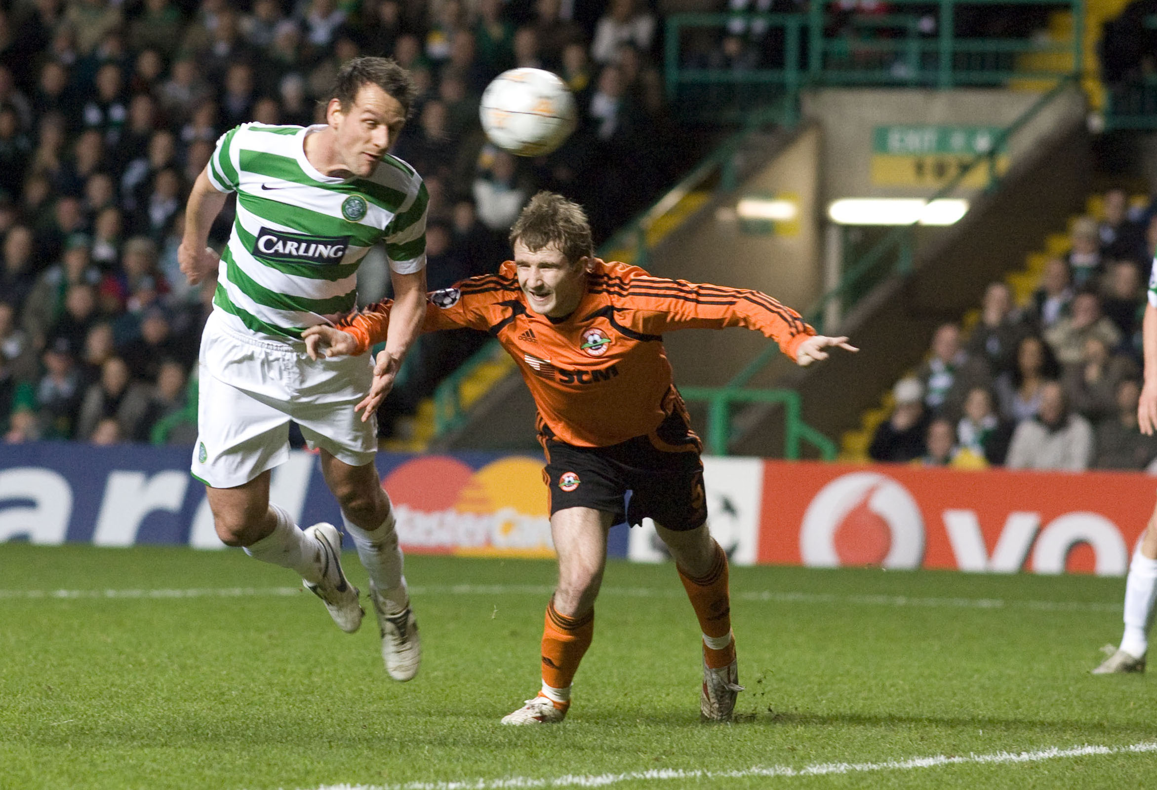  Champions League: Celtic beat Shakhtar to reach the last-16 in 2007. 