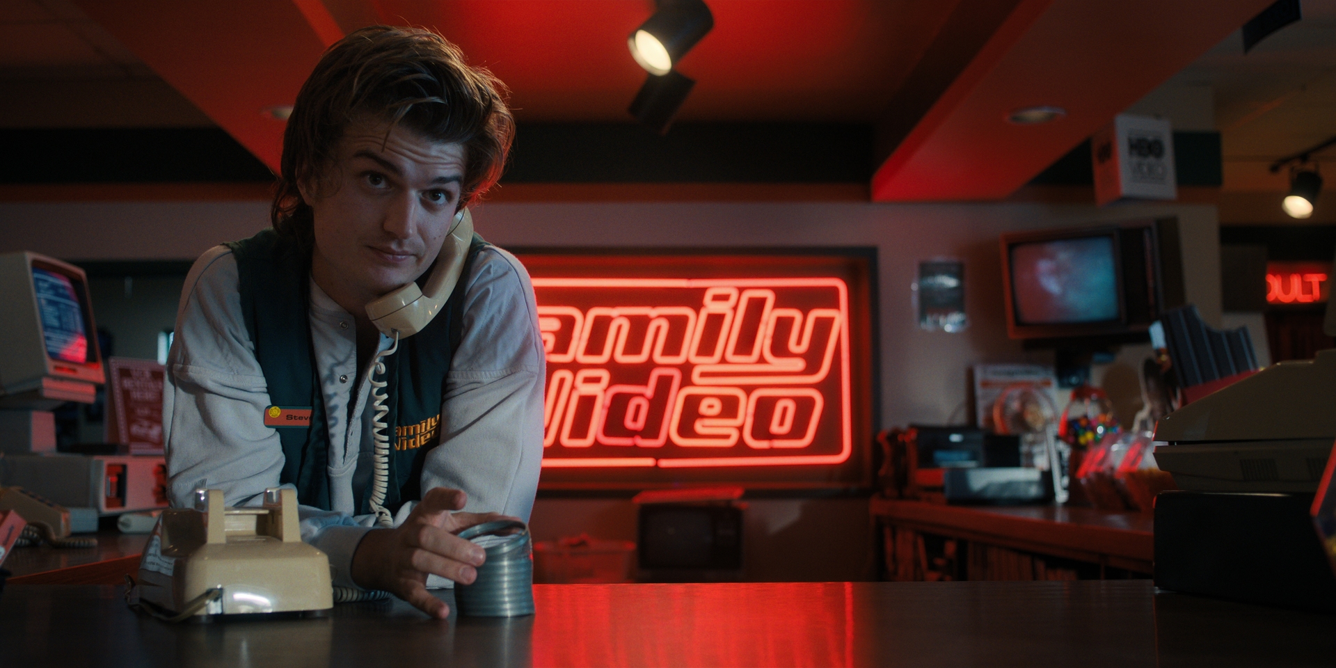  Joe Keery as Steve Harrington.