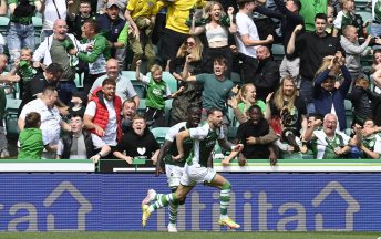‘It wasn’t offensive’ – Johnson defends Hibs celebrations after derby goal