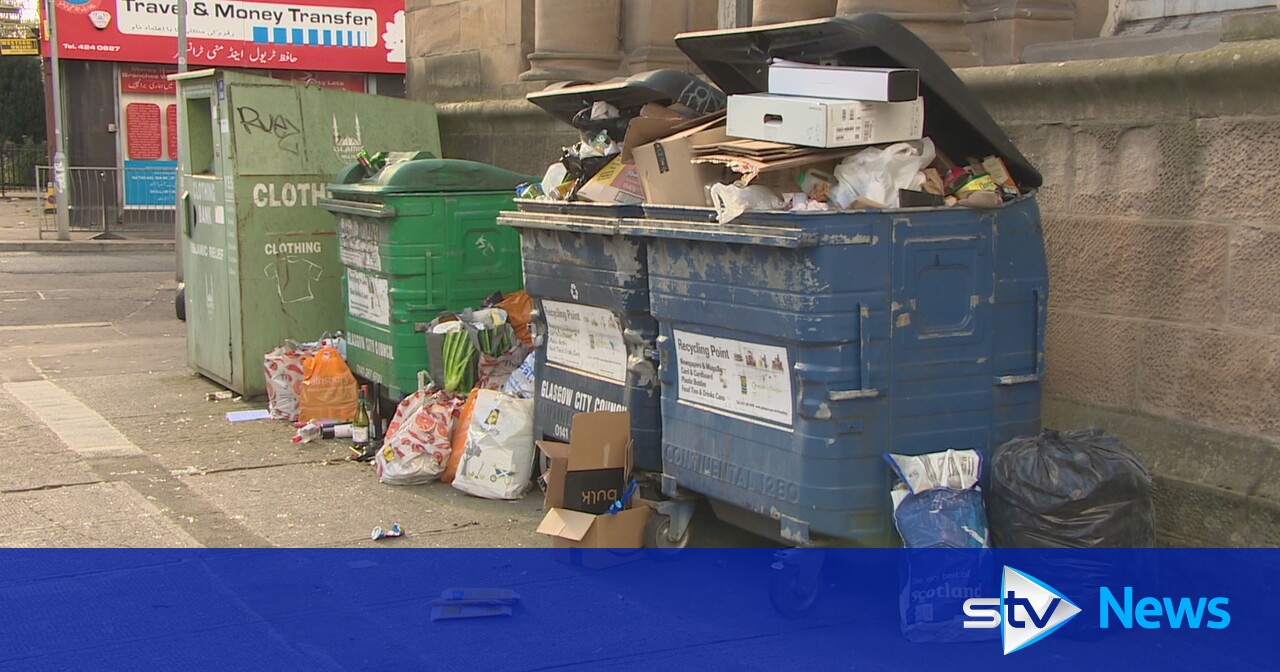 Glasgow City Council remove recycling units after flytippers 'abuse