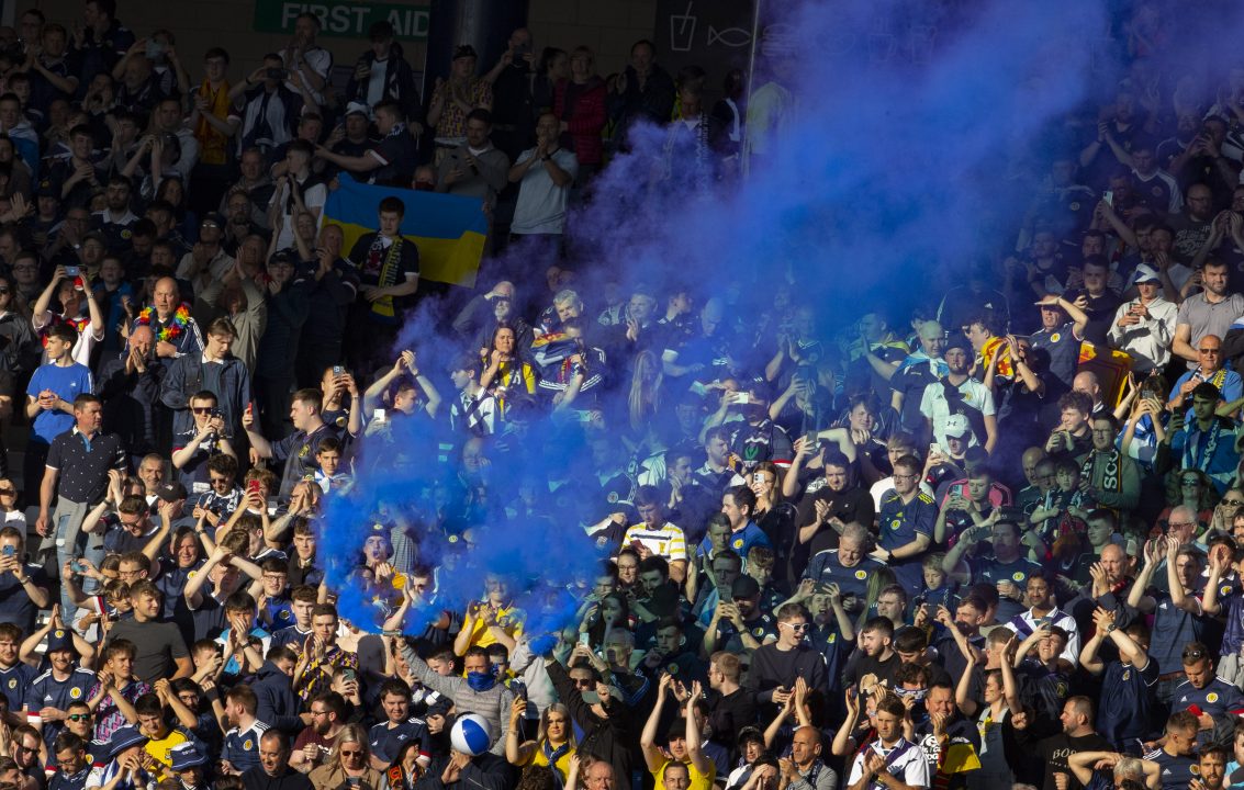 SFA fined over flares at Scotland v Ukraine World Cup qualifying play-off at Hampden