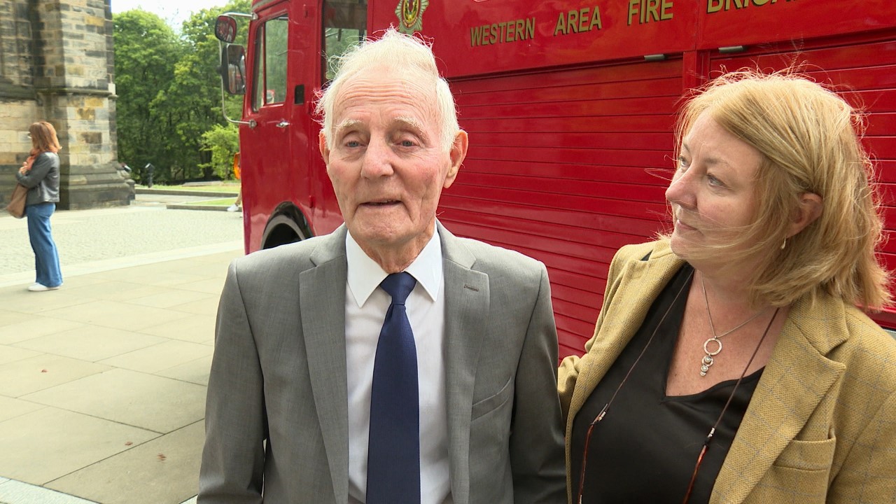 Former firefighter Felix Lennon was at the scene on the day of the blaze