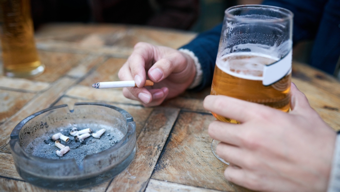 Almost half of cancer deaths due to risk factors like smoking and drinking, study finds