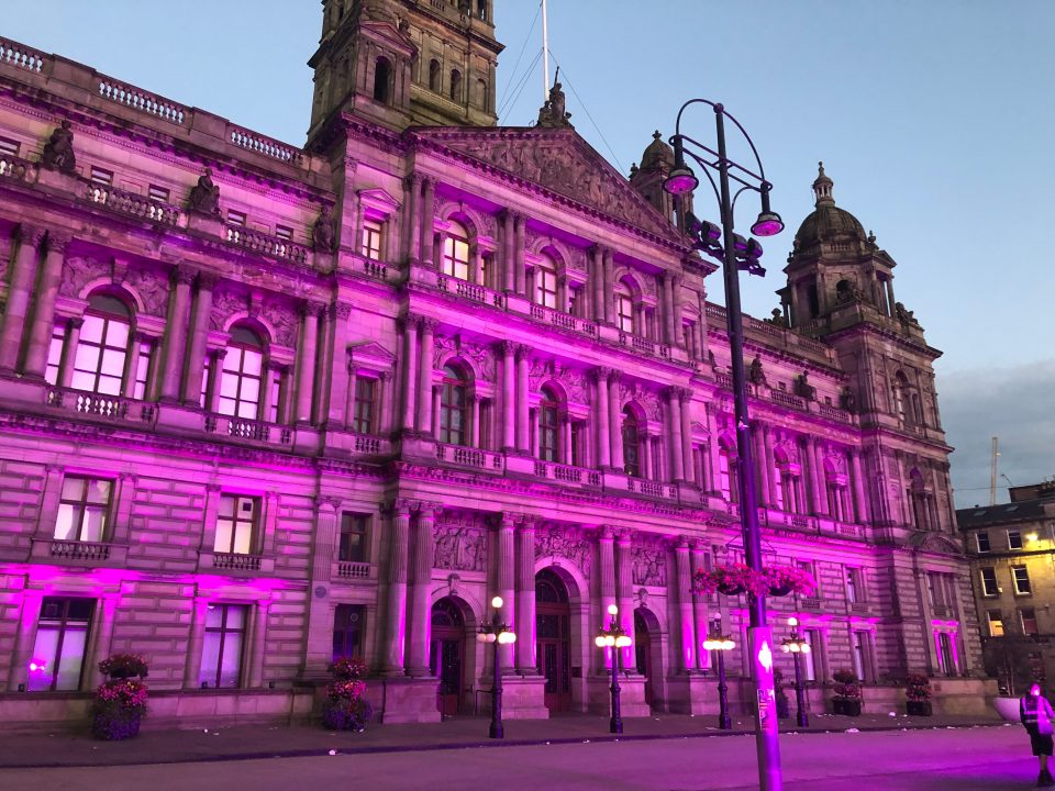 Iconic Glasgow buildings to be lit purple on International Overdose Awareness Day
