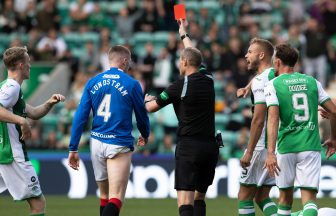 Rangers appeal red card shown to John Lundstram over Martin Boyle challenge in draw at Hibs