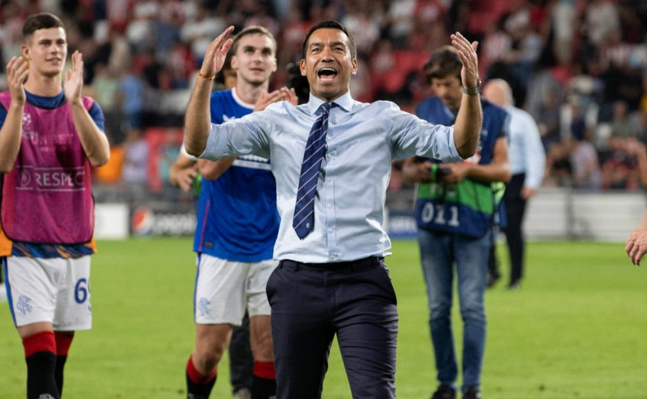 Giovanni Van Bronckhorst Proud After Rangers Reach Champions League ...